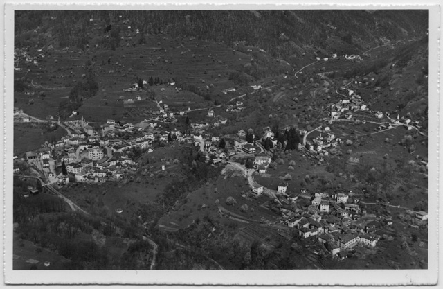 Cartolina aerea di Tesserete