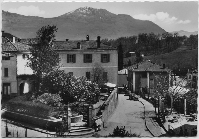 Cartolina di Tesserete con la Pensione Eden