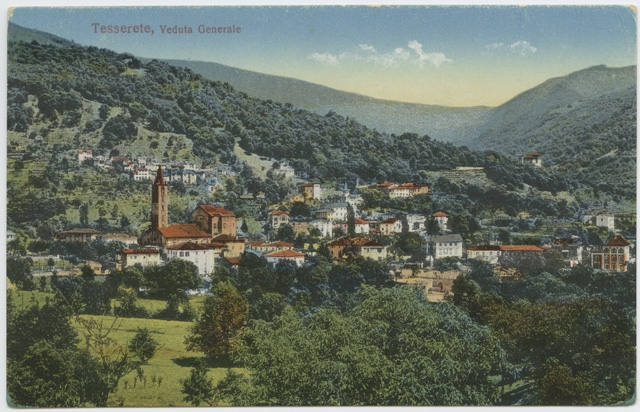 Cartolina illustrata di Tesserete