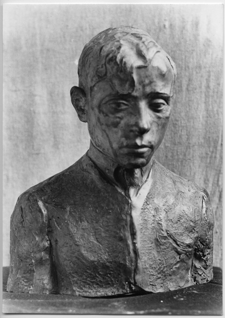 Busto del pittore Gualtiero Colombo realizzato da Mario Bernasconi nel 19??