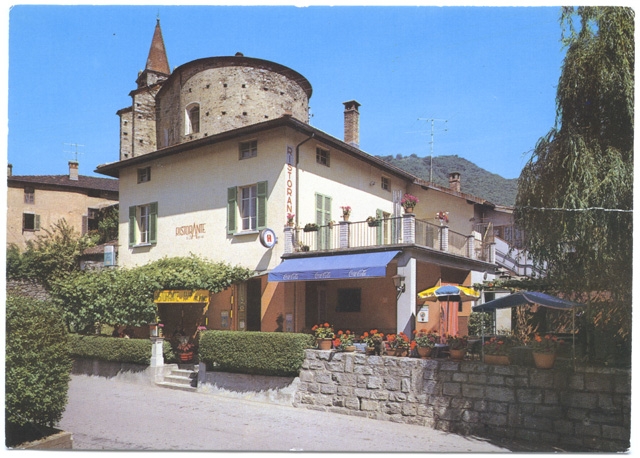 Cartolina del Ristorante Club alpino a Tesserete