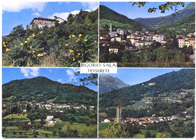 Cartolina di Bigorio, Sala Capriasca e Tesserete
