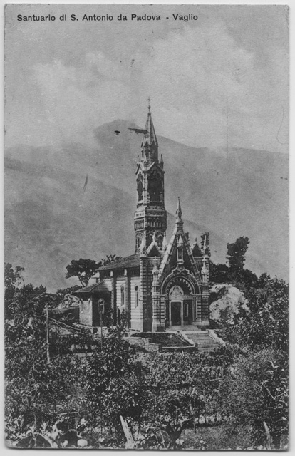 Cartolina del Santuario di Sant'Antonio da Padova a Vaglio