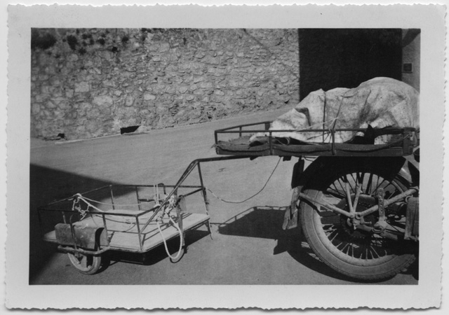 Carretto per la consegna del pane della panetteria Storni