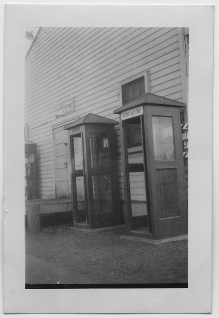 Cabine telefoniche a Fort Lewis