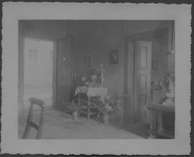 Interno della casa di Mario Bernasconi