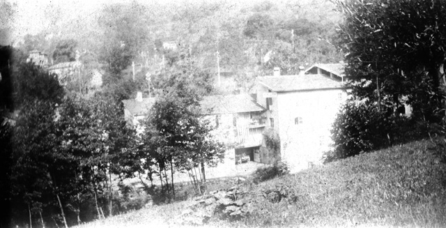 Veduta del mulino Scalmanini a Tesserete