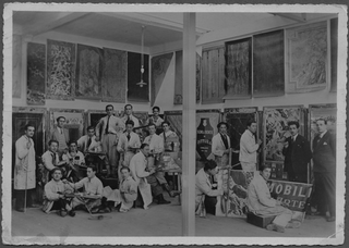 Studenti al lavoro alla scuola ticinese di Pittura