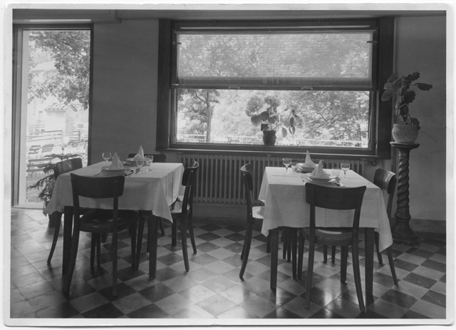 Interni del ristorante Riva a Tesserete