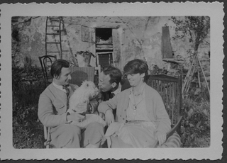 Mario e Irma Bernasconi con Otto Teuscher