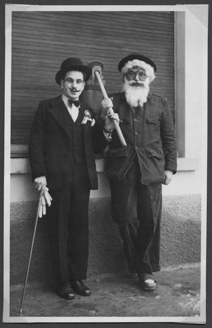 Or Penagìn con il ministro Porta Penagia al carnevale di Tesserete