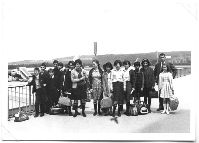 Classe scolastica in gita