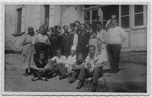 Personale di servizio dell'Albergo Piora a Ritom