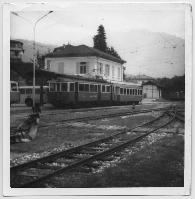 Convoglio alla stazione di Tesserete