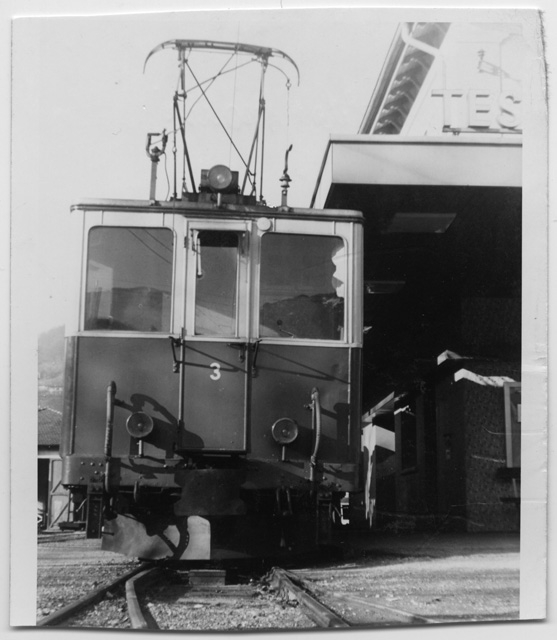 Convoglio alla stazione di Tesserete