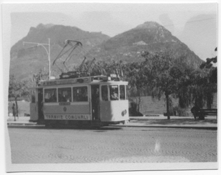 Tram sul lungolago di Lugano