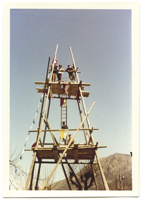 Torre costruita in occasione della Festa della Gioventù