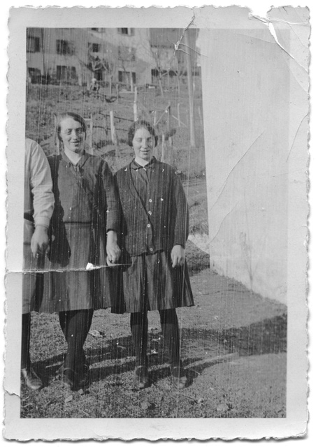 Ritratto di Angelina Gianini e Amelia Moresi a Signôra