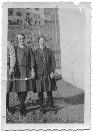 Ritratto di Angelina Gianini e Amelia Moresi a Signôra