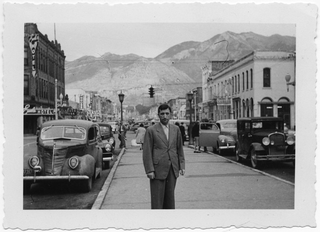 Remo Canonica in posaa Ogden