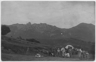 Donne con le gerle ai monti di Condra