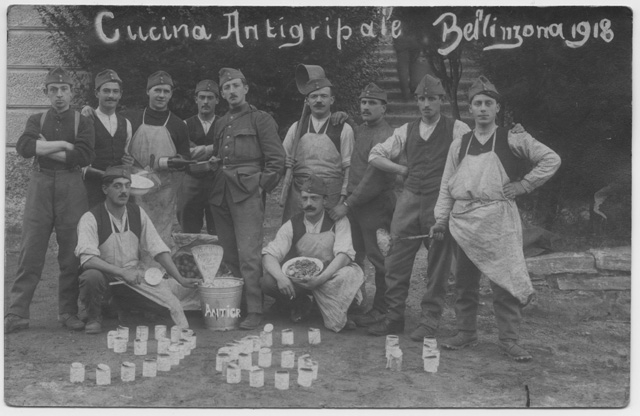 Cucina militare "Antigripale" a Bellinzona