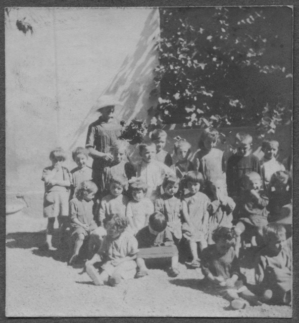 Classe scolastica all'aperto