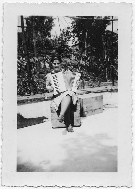 Suonatrice di fisarmonica