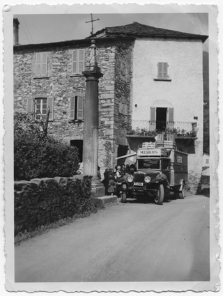 Camion della Migros a Sala Capriasca