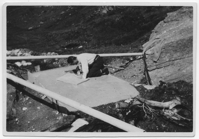 Remo Canonica all'Alpe Piora