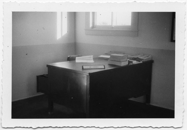 Cattedra del professor Remo Canonica a Tesserete