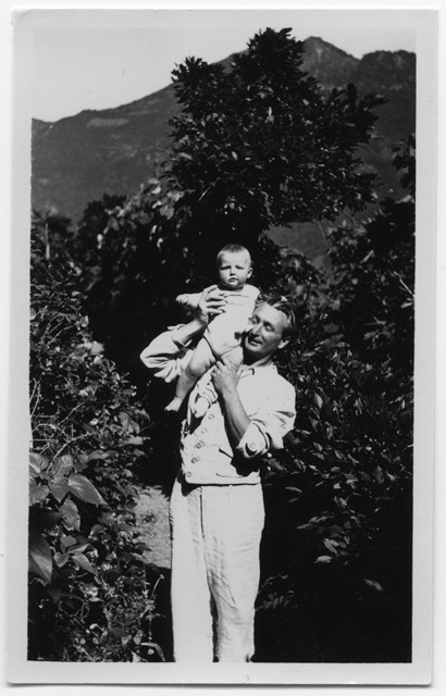 Mario Bernasconi con la figlia Claudia