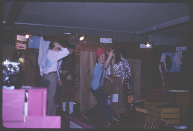 Giuseppe Sarcinella durante una scena di "Miracolo a Milano"