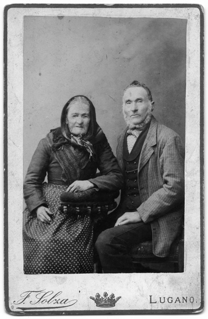 Ritratto di Angelina e Luigi Stampanoni