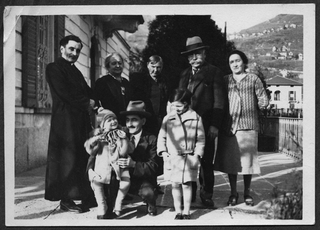 Famiglia in posa a Tenero