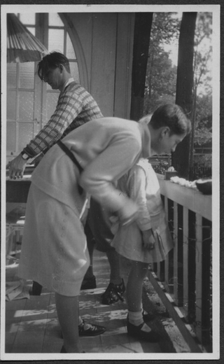 Mario e Irma Bernasconi con Annelise Göbbers