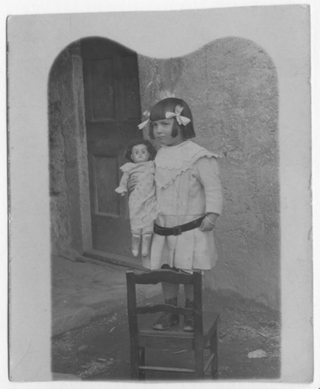 Ritratto di Olga Vanini a Tesserete