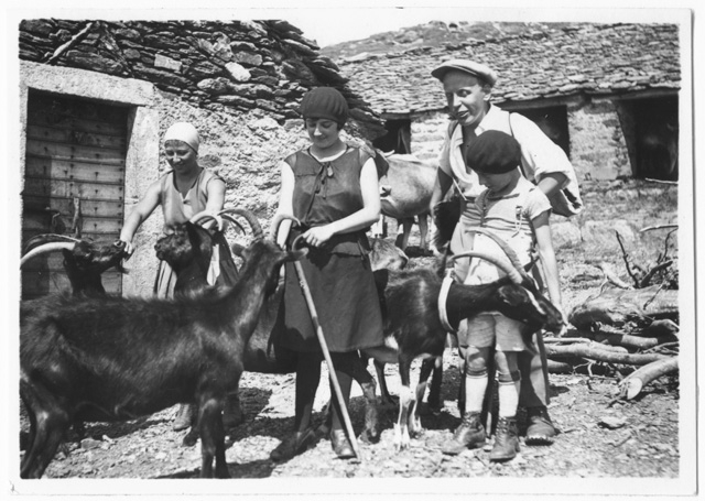 Gruppo all'alpe di Soree