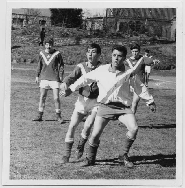 F.C. Stella Capriasca durante una partita di calcio a Tesserete
