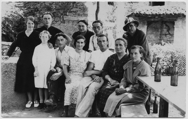 Gruppo in posa a Piandera