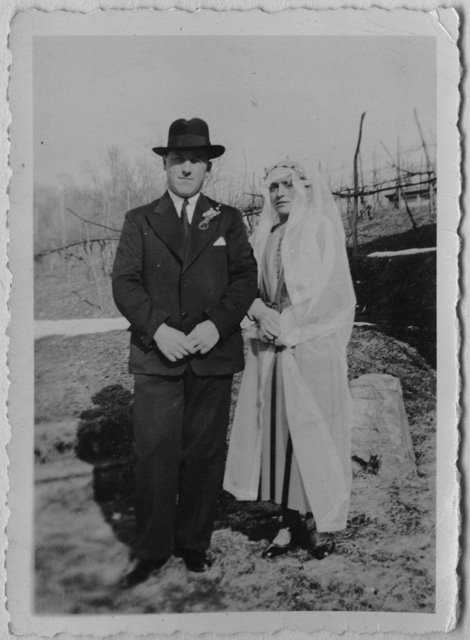 Matrimonio di Alfonso e Clelia Degiorgi a Comano