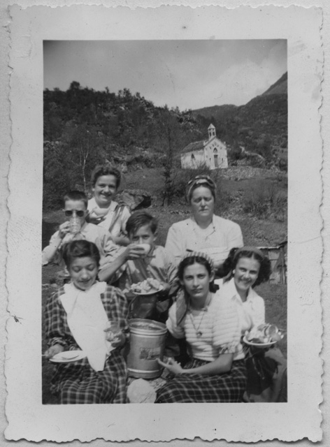 Gruppo in gita ai monti di Brena