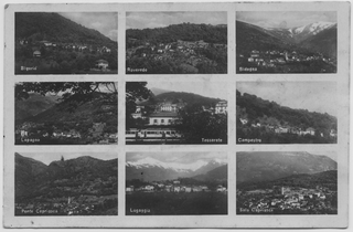 Cartolina di varie località della Capriasca