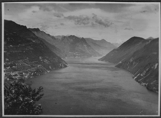 Panorama sul lago di Lugano
