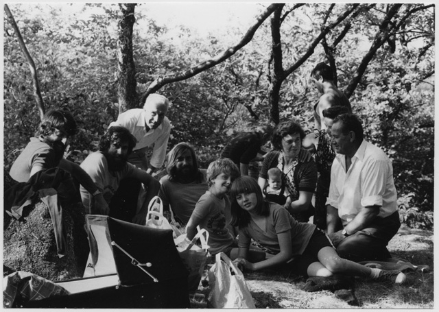 Gruppo in posa alla sagra di San Bernardo