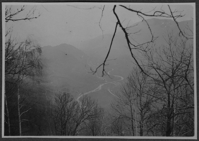 Panorama su una valle del luganese vista dai monti capriaschesi