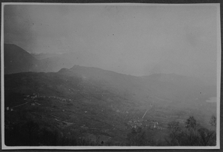 Veduta su Vaglio e Ponte Capriasca dai monti sopra Bigorio