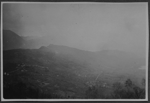 Veduta su Vaglio e Ponte Capriasca dai monti sopra Bigorio