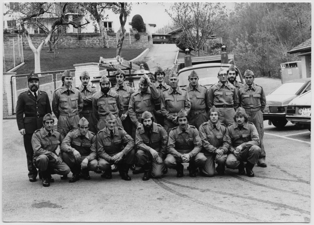 Corpo Pompieri Capriasca con il comandante Aldo Morosoli a Tesserete