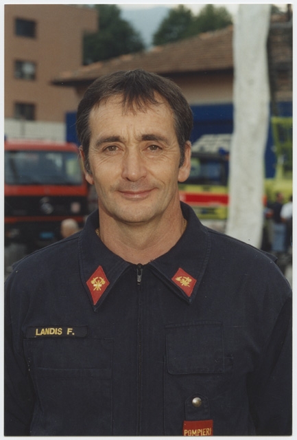 Ferruccio Landis comandante del Corpo Pompieri Capriasca